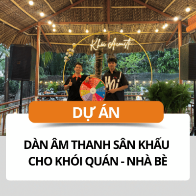 Lắp đặt dàn âm thanh sân khấu nhỏ gọn cho nhà hàng tại TP.HCM