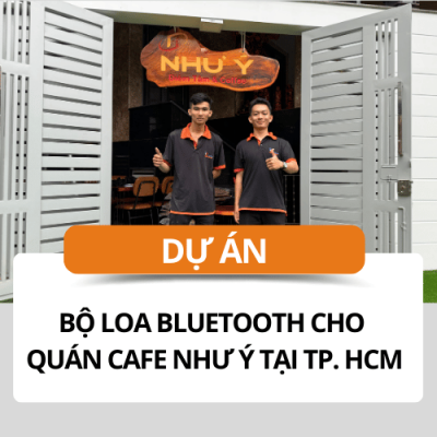 Bộ loa bluetooth cho quán cafe tại TP.HCM
