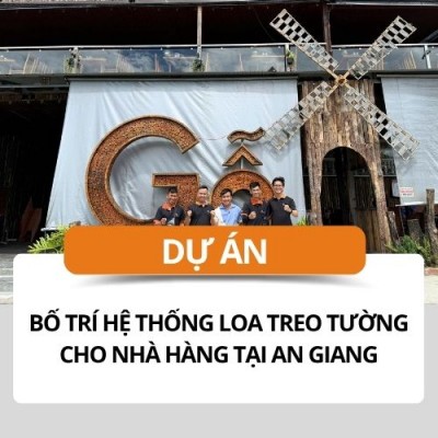 Nâng cấp hệ thống âm thanh beer garden Gỗ tại Gia Lai