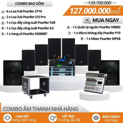 Hệ Thống Âm Thanh Beer Garden Pearller CP10