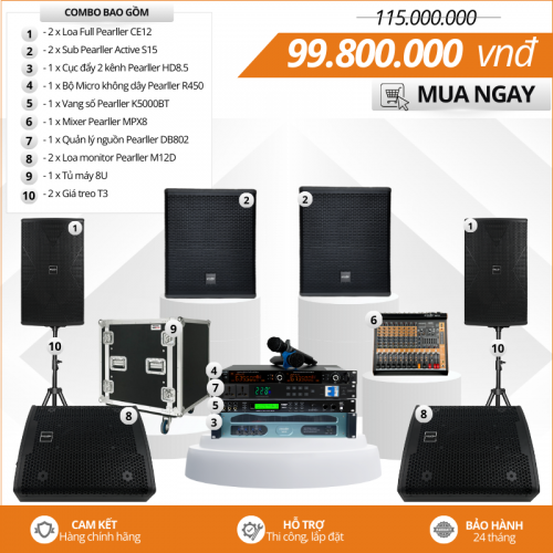 Dàn âm thanh Acoustic cao cấp Pearller CE12
