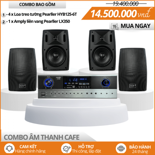 Hệ Thống Âm Thanh Cho Quán Cafe HYB125-6T