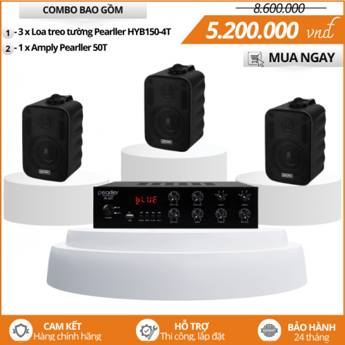 Mẫu Loa Nghe Nhạc Nhẹ HYB150-4T Nhà Hàng Cafe