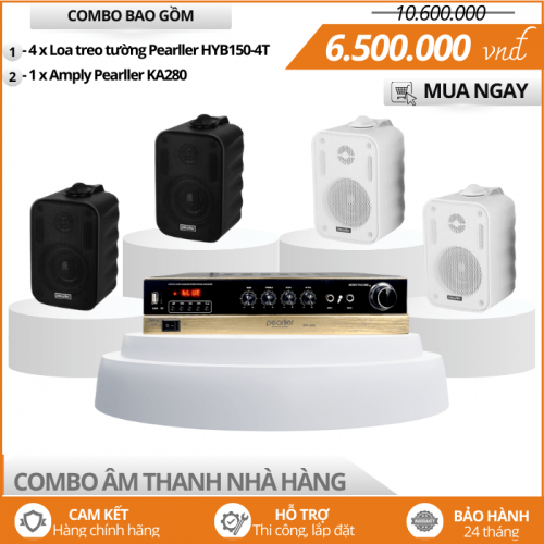 Loa Cho Nhà Hàng Nhỏ Pearller HYB150-4T