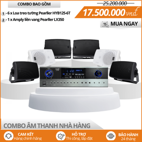 Hệ Thống Loa Nghe Nhạc Nhà Hàng HYB125-6T
