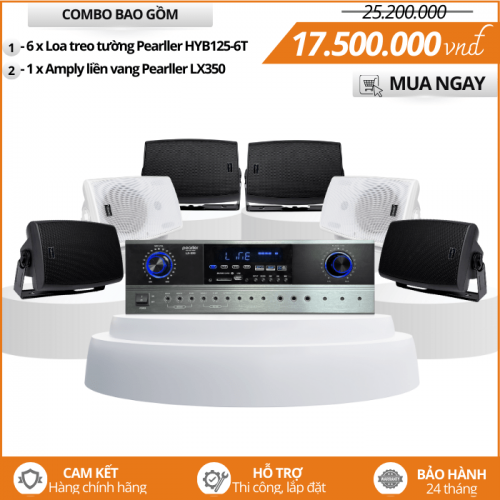 Mẫu Loa Nghe Nhạc Hay Pearller HYB125-6T