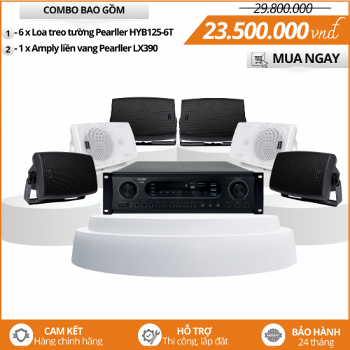 Combo 6 Loa Pearller HYB125-6T 40W Cao Cấp