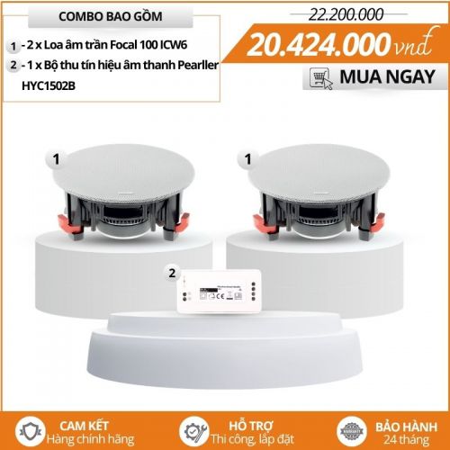 Bộ loa Focal 100 ICW6 cao cấp nghe nhạc hay