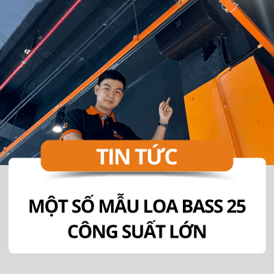 Một số mẫu loa Bass 25 công suất lớn được đánh giá cao