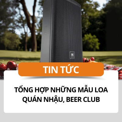 Tổng hợp những mẫu loa cho quán nhậu, beer club sôi động