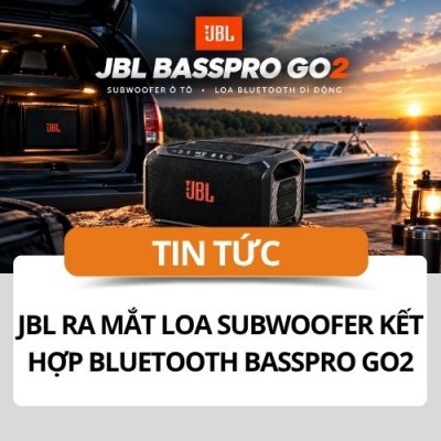 JBL ra mắt loa Subwoofer kết hợp Bluetooth BassPro Go2