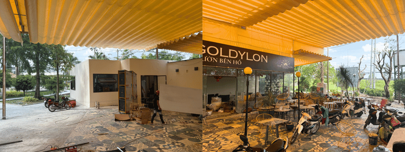 3lap dat bo loa treo tuong cho quan cafe tai long an