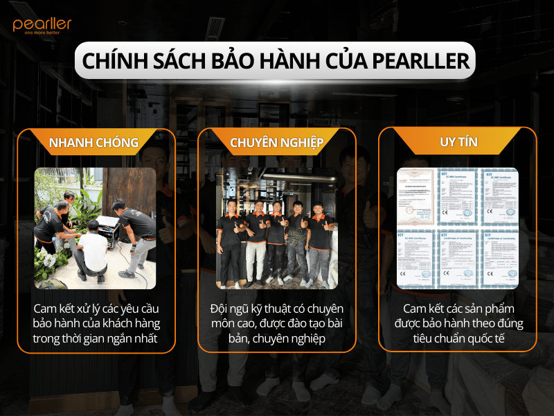 chinh sach bao hanh pealler