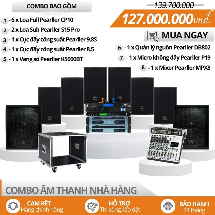 Hệ Thống Âm Thanh Beer Garden Pearller CP10