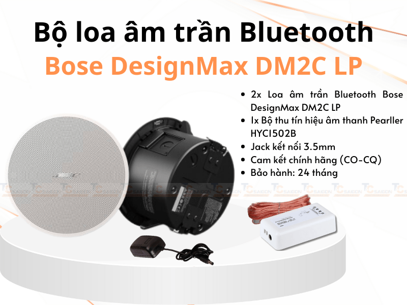 3bo loa nghe nhac bluetooth bose designmax dm2c lp