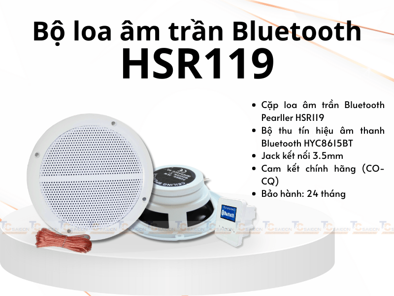 HSR119+Pearller HYC8615BT