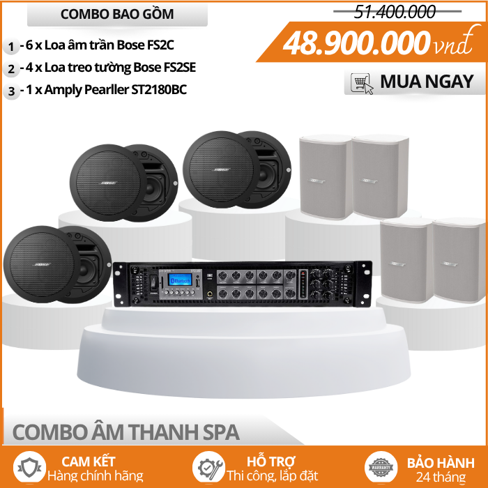 Giải Pháp Âm Thanh Spa Bose FS2C - Bose FS2SE