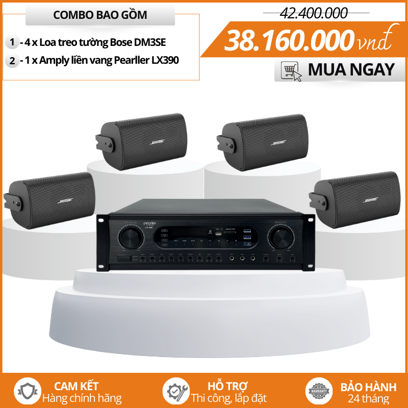 4 loa treo tuong bose dm3se