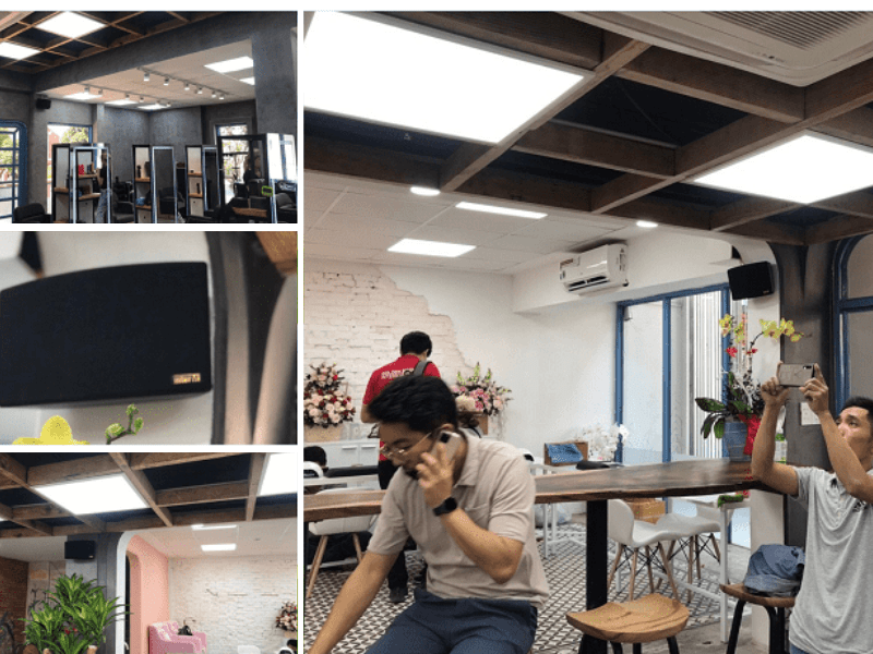 lap loa treo tuong cho quan cafe 2