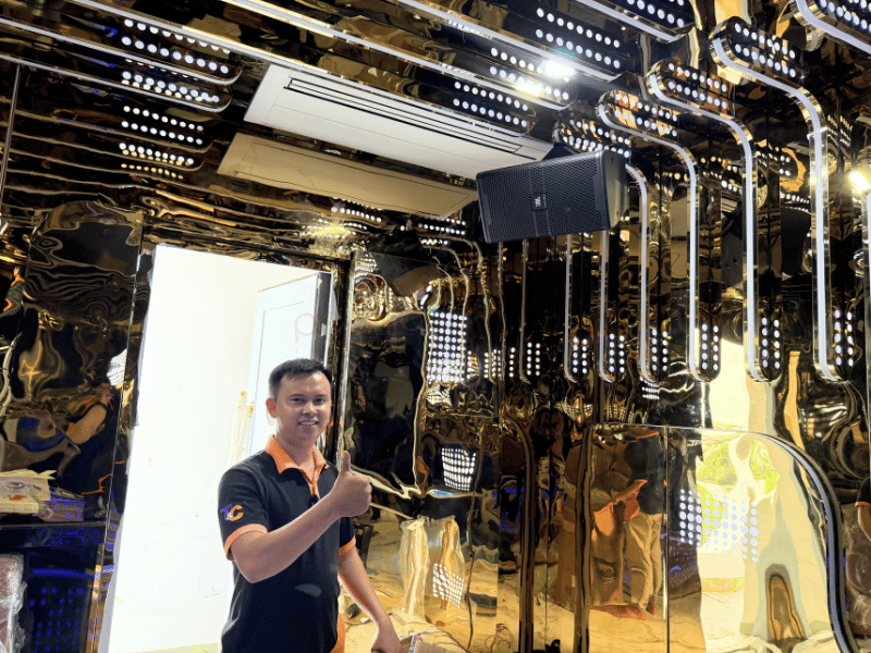 he thong loa karaoke cho phong hat tai gia