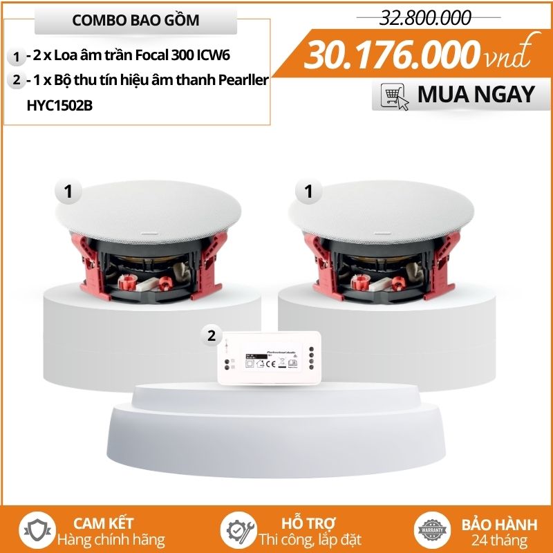 Hệ thống loa cao cấp Focal 300 ICW6