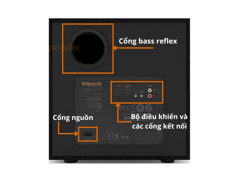 loa sub dien bass 25 Klipsch R 101SW 1
