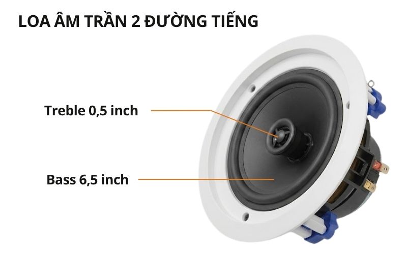 loa am tran khong day pearller hsr182 6bt 6