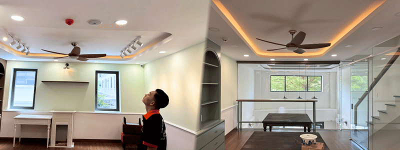 lap dat am thanh quan cafe