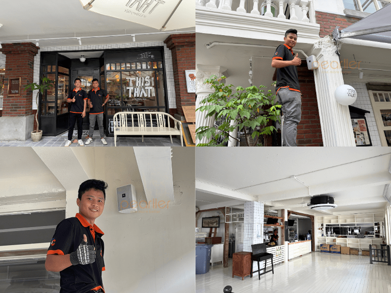 loa treo tuong jbl quan cafe
