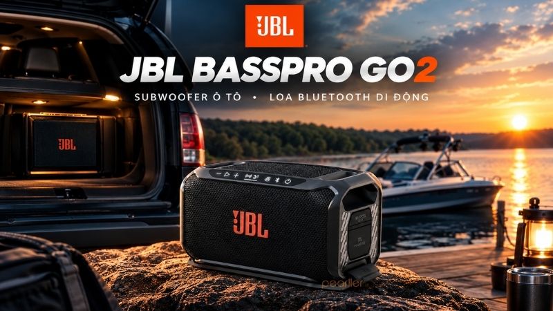 jbl ra mat loa subwwoofer ket hop bluetooth basspro go2