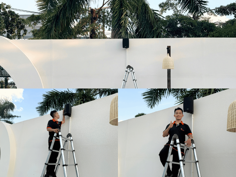 6lap dat bo loa treo tuong cho quan cafe tai long an