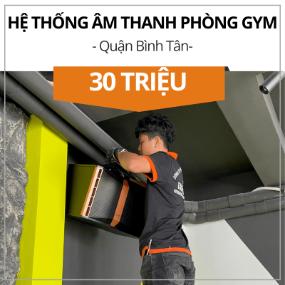 Lắp Đặt Âm Thanh Phòng Gym Quận Bình Tân