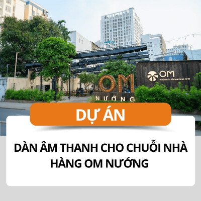 Lắp Đặt Bộ Loa Treo Tường Ngoài Trời Cho Nhà Hàng Tại Tp.HCM