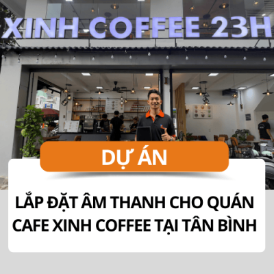 Hệ thống âm thanh tiêu chuẩn cho quán cafe tại TP.HCM