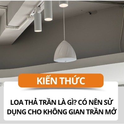 Loa Thả Trần Là Gì? Có Nên Sử Dụng Cho Không Gian Trần Mở