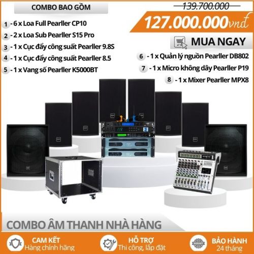 Hệ Thống Âm Thanh Beer Garden Pearller CP10