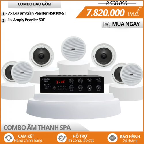 Dàn Âm Thanh Pearller Cho Spa Cao Cấp HSR109-5T