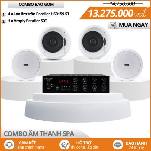 Dàn Âm Thanh Nghe Nhạc Pearller Cho Spa HSR159-5T