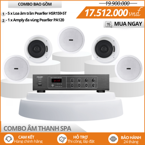 Dàn Loa Nghe Nhạc Nền Cho Spa HSR159-5T