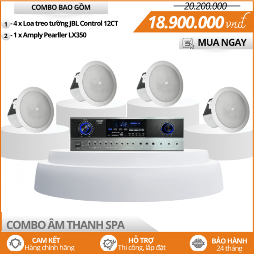 Dàn Loa Âm Trần JBL Cho Spa - Bộ 4 loa âm JBL Control 12 CT