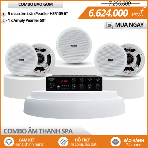 Hệ Thống Âm Thanh Spa Nghe Nhạc Hay HSR109-6T