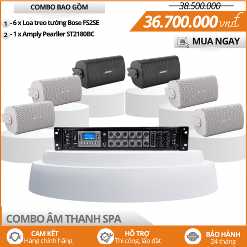 Hệ Thống Loa Bose FS2SE Nghe Nhạc Cao Cấp Cho Spa