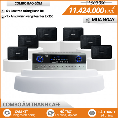 Bộ Loa Nghe Nhạc Cao Cấp Cho Cafe Bose 101