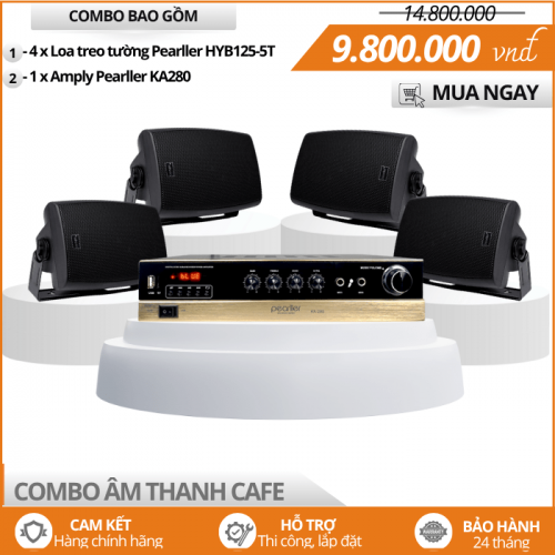 Dàn Loa Quán Cafe Pearller HYB125-5T