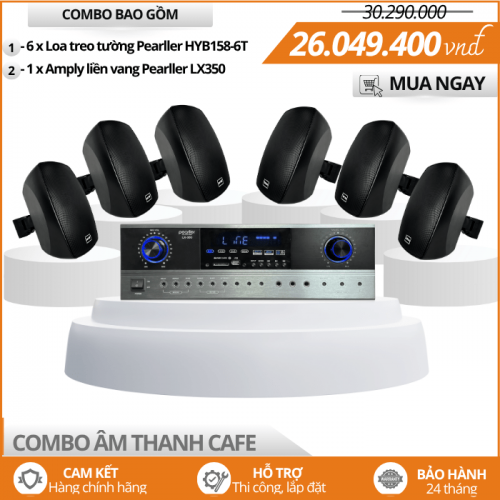Dàn Âm Thanh Cho Quán Cafe Sân Vườn HYB158-6T