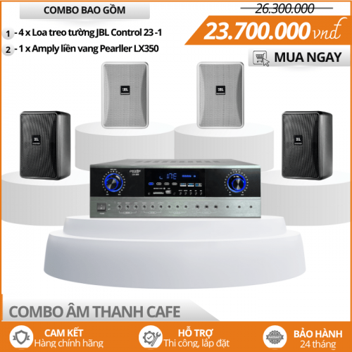 Bộ Loa Cho Quán Cafe JBL Control 23-1 Nhỏ Gọn