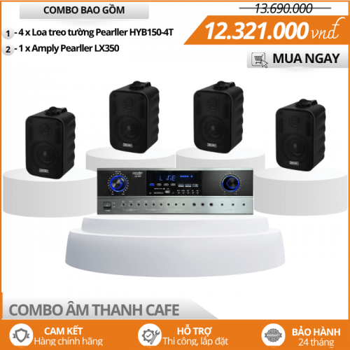 Loa Quán Cafe Treo Tường Pearller HYB150-4T