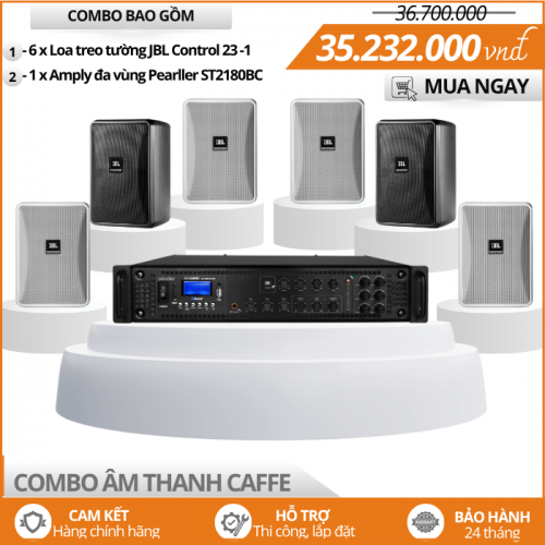 Trọn Gói Loa JBL Control 23-1 Nghe Nhạc Hay Cho Quán Cà Phê