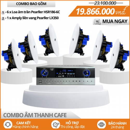 Trọn Bộ Loa Âm Trần Phát Nhạc Hay HSR186-6C