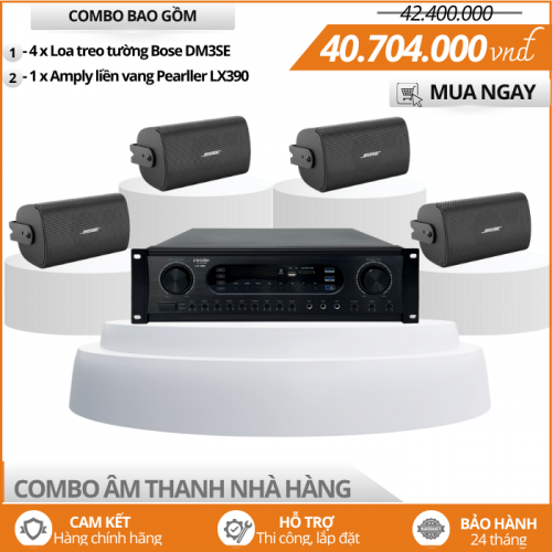Bộ Loa Bose DM3SE Nghe Nhạc Hiện Đại Nhà Hàng